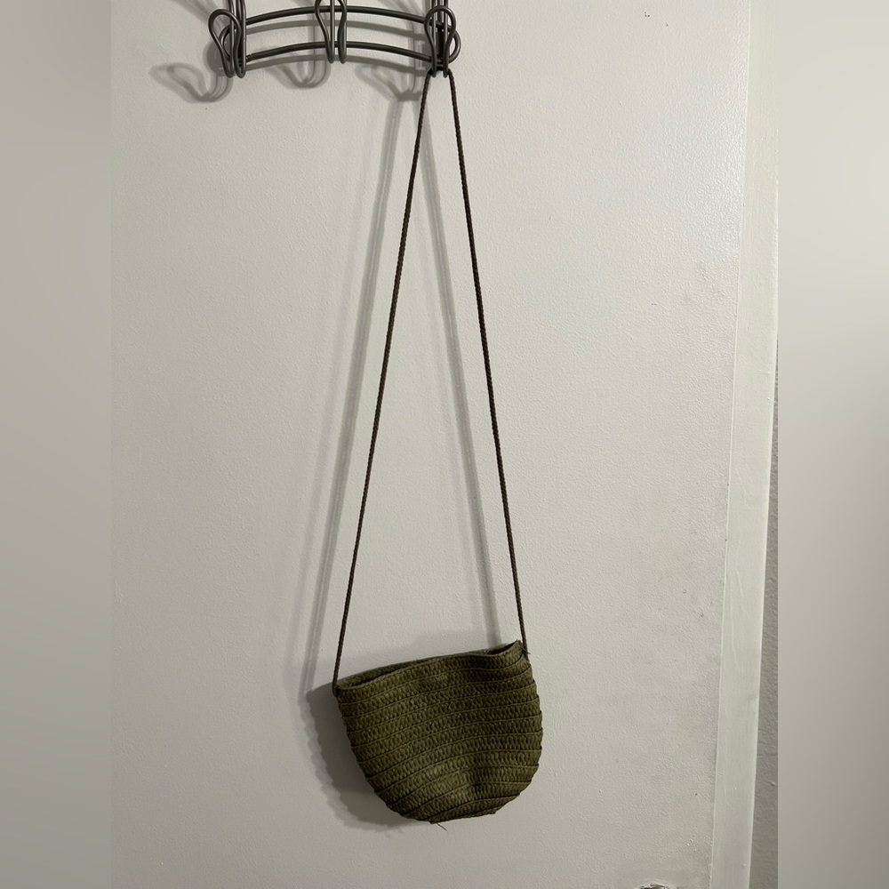 Mini green satchel. Never worn.